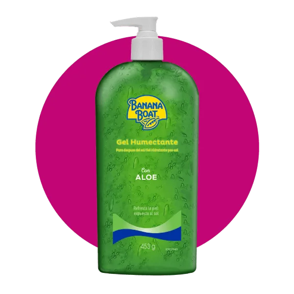 Gel humectante de Aloe para cuidar y refrescar la piel después del sol con 253g