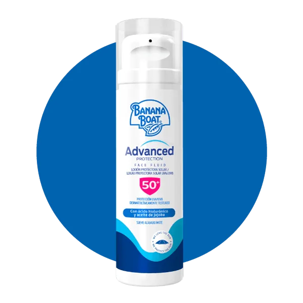 protector solar banana boat advaced face fluid