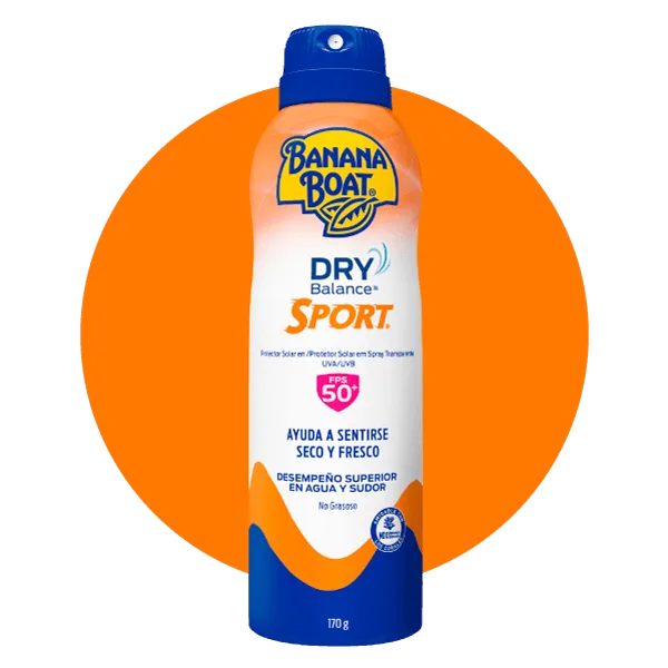 Producto Dry Balance Sport en Spray de 170 mL con un FPS de 50 que te ayudara a sentirte fresco